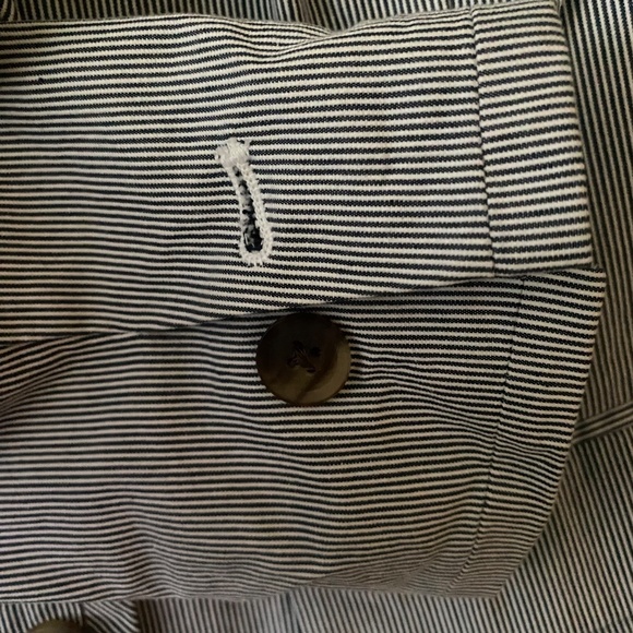 Gap Blue Pinstripe Blazer - Sz 4 - Picture 3 of 6